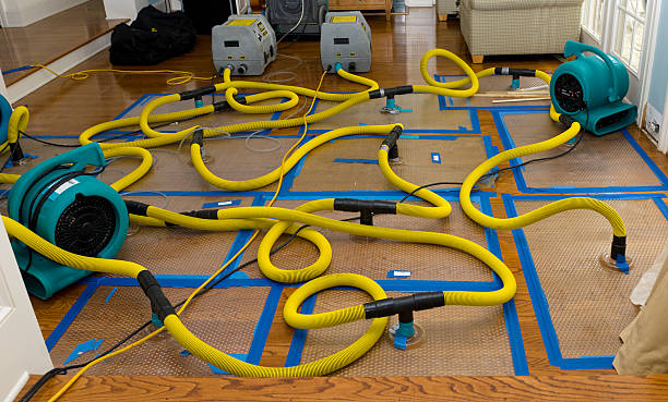 Professional Flood Damage Restoration technician working in Copperhill, TN